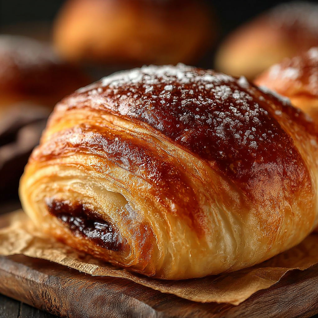 Petits pains au lait maison fourrés au chocolat, dorés et moelleux