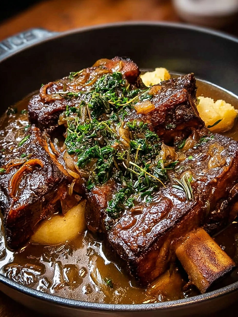 Brasse avec des pommes de terre et des herbes" - une recette de brasse avec des pommes de terre et des herbes.