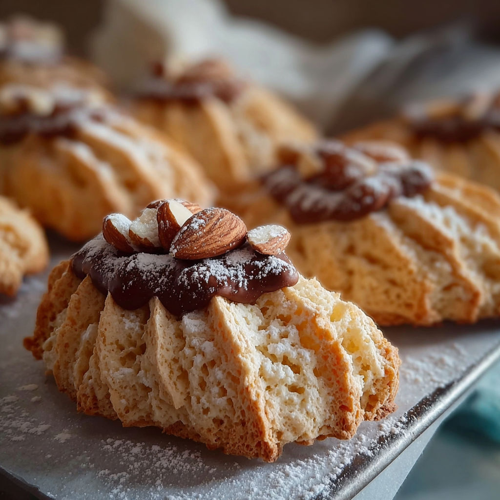 Les doigts de fée WOW - Une recette de pâtisserie créative avec des aliments tels que des noix, du chocolat et de la crème pâtissière.