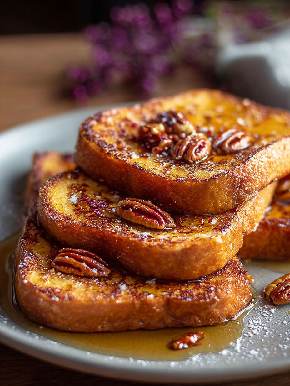 Une pile de beignets d'amandes, saupoudrés de sucre, sertis sur un plateau.