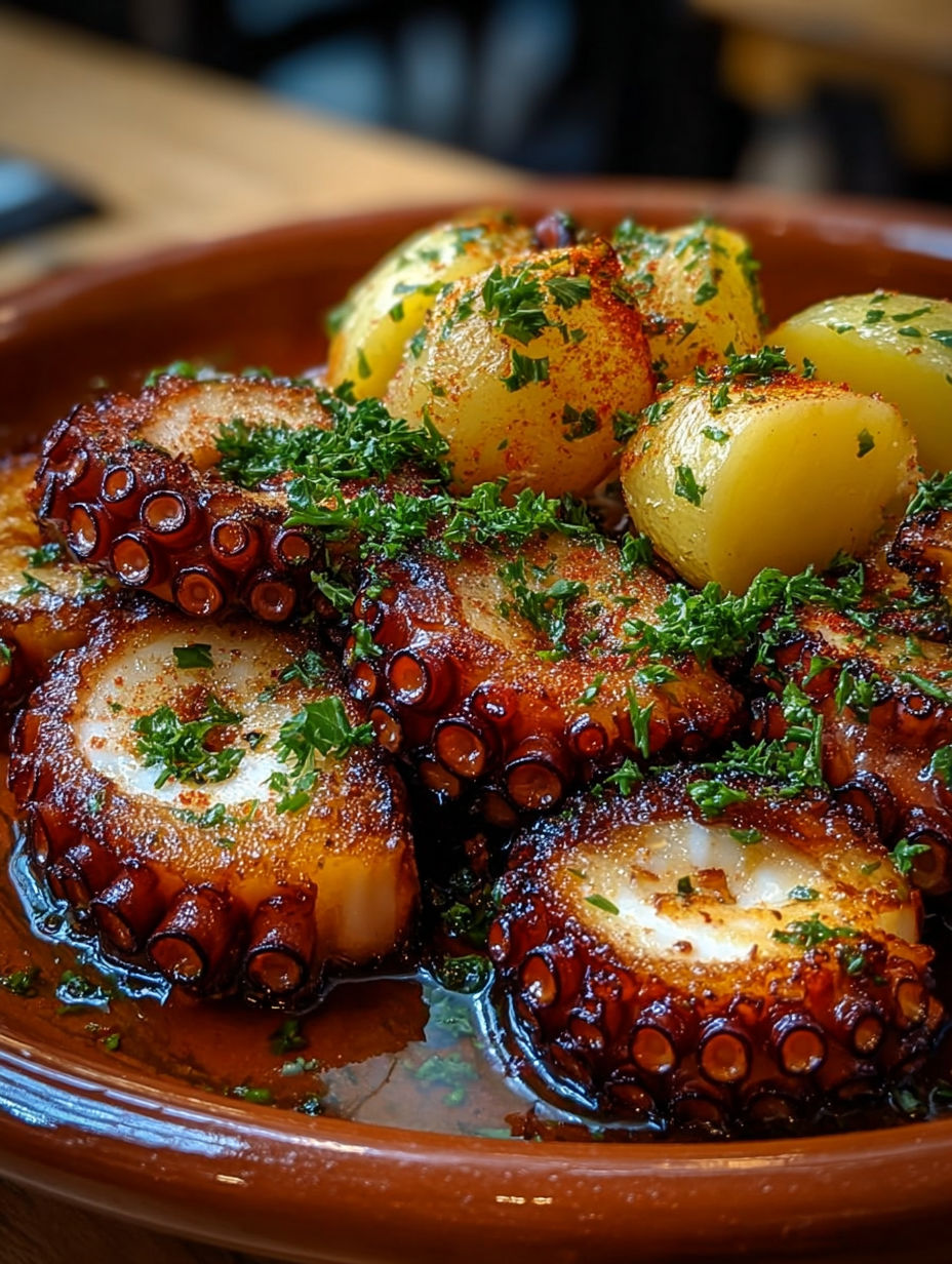 Une recette de poisson grillé avec des légumes et des herbes.