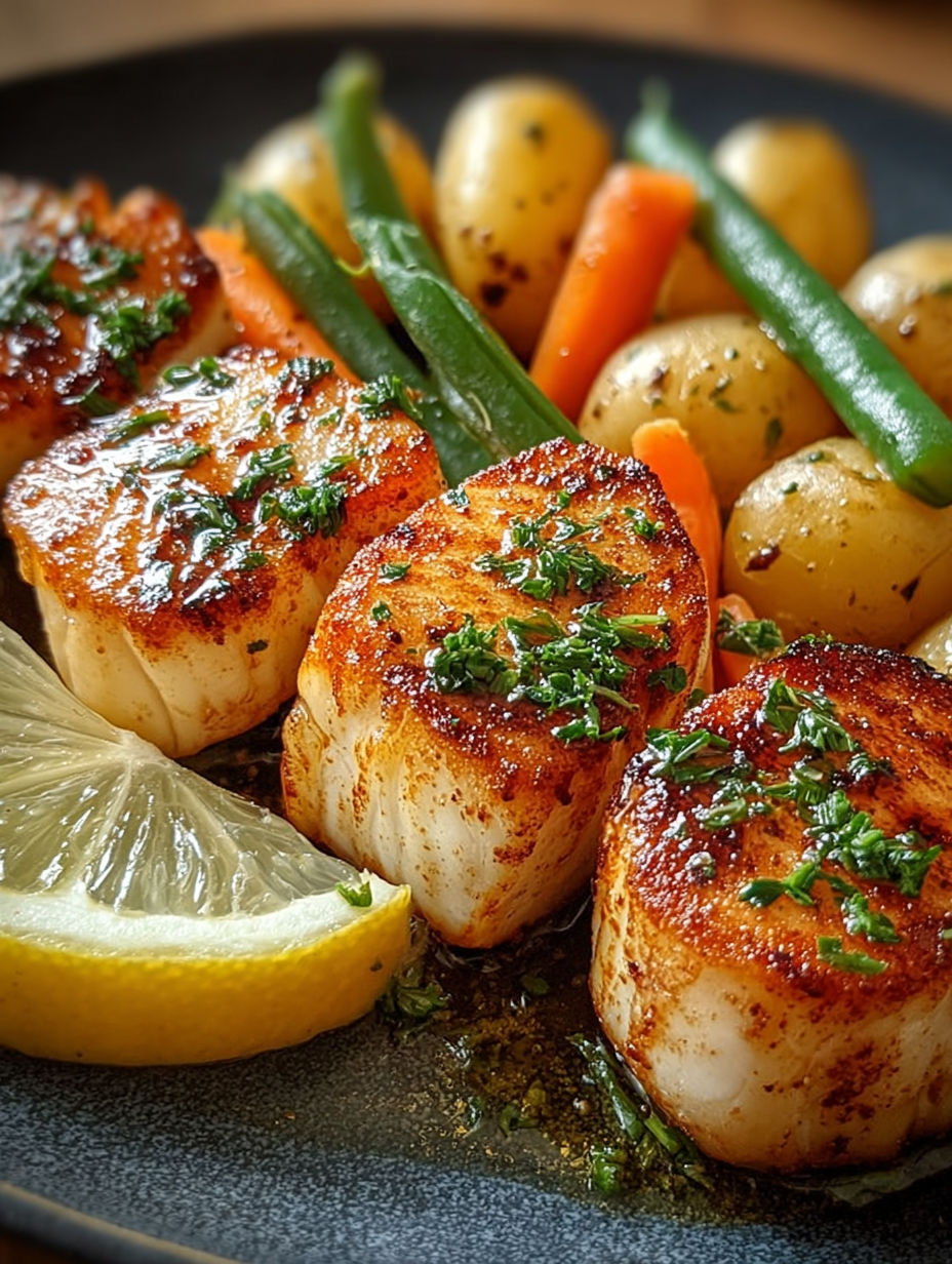 Poisson à l'aïoli et légumes vapeur, avec une cuillère de citron.