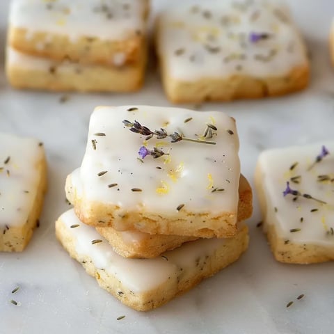 Cookies Sablés Glacés Citron Lavande
