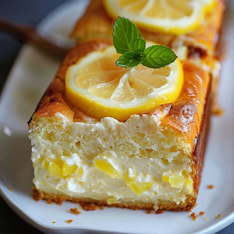 Cake Moelleux au Citron et Fromage Frais