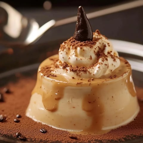 Délicieux Pudding au Café et Mousse légère