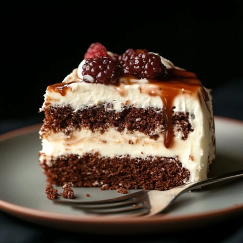 Schmoo sans gluten nappé de caramel et crème fouettée généreuse