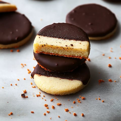 Orange & chocolat sablés faits maison