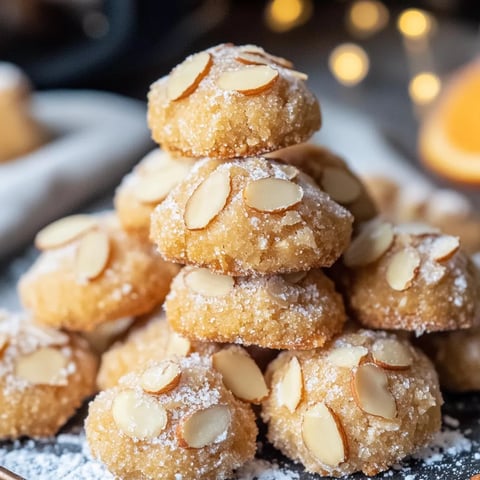 Moelleux Ricciarelli italiens aux amandes