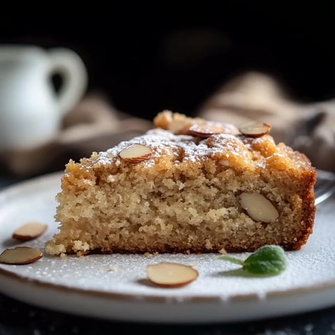 Gâteau doux amande et cardamome