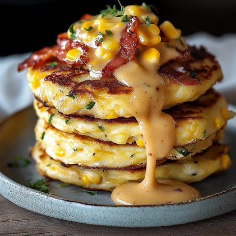 Crêpes bacon croustillant et doux maïs