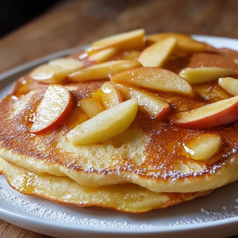 Délicieux pancakes moelleux aux pommes