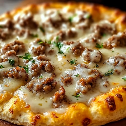 Photo appétissante de pizza matin complète