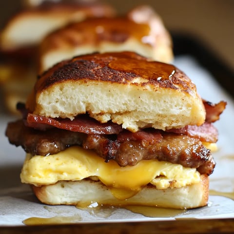 Sliders gourmands matin