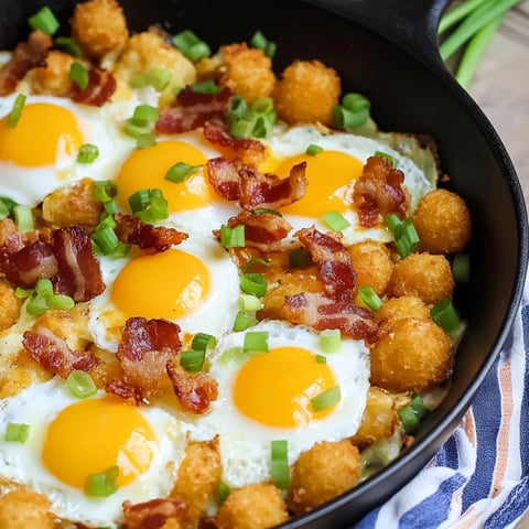 Totchos bacon fromage œufs