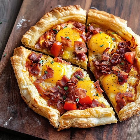 Pizza brunch feuilletée