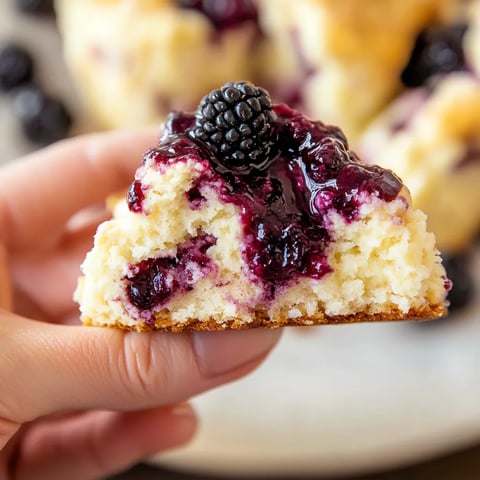 Délicieux scones aux mûres