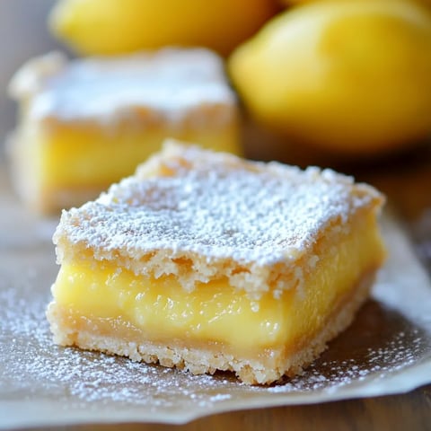 Barres au citron savoureuses