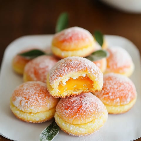 Moelleux biscuits pêche italiens