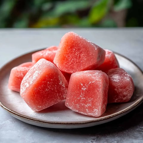 Mochi frais et doux avec pastèque naturelle