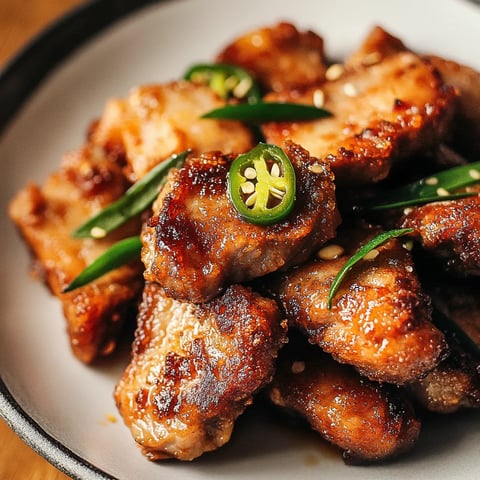 Porc au sel croquant