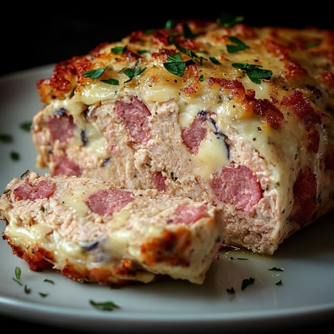 Viande roulée aux goûts cordon bleu