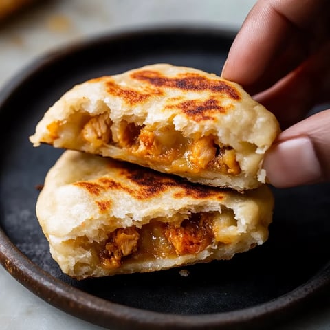 Pupusas garnies avec curtido