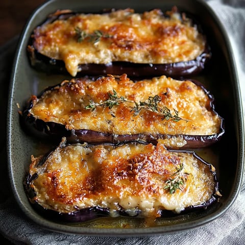 Délicieuses aubergines au four