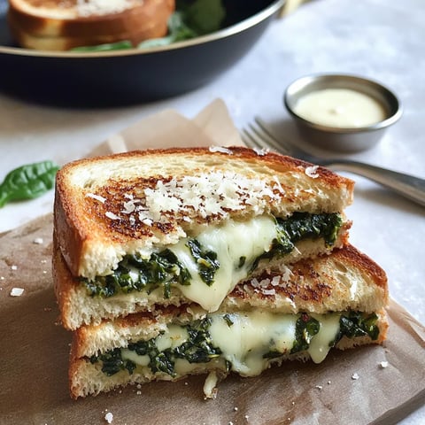 Mozzarella épinards croustillant