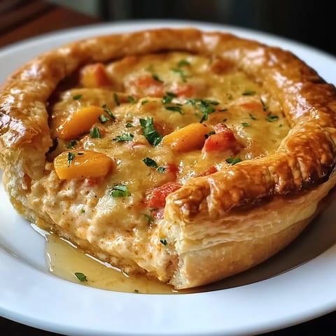 Pot pie cajun fondant