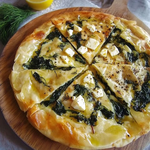 Épinards et feta croustillants