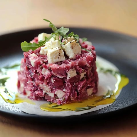Betteraves et chèvre entrée fraîche