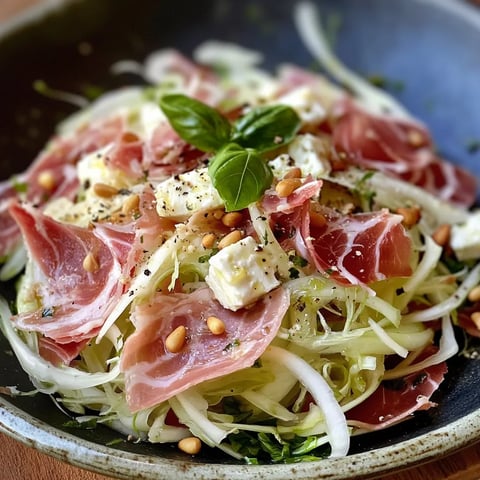 Fenouil croquant et Serrano