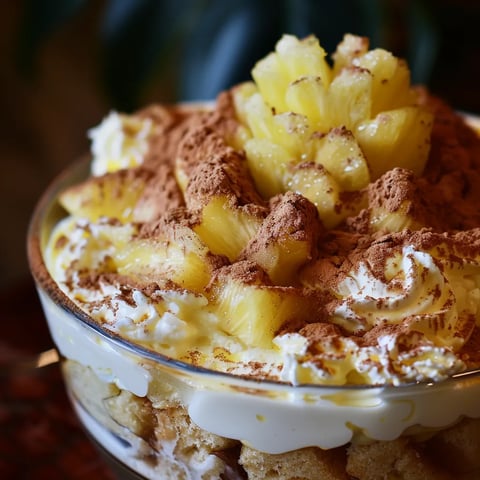 Ananas et coco exotique