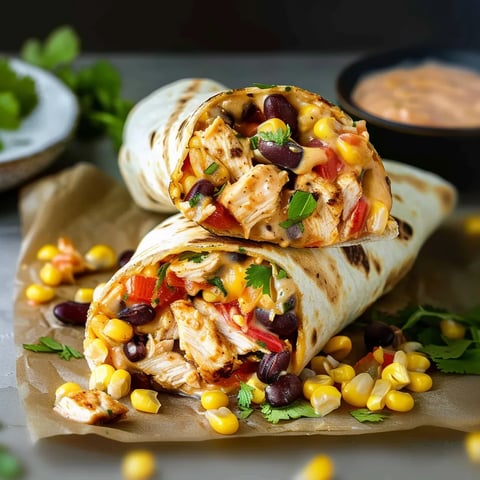 Poulet épicé tortilla