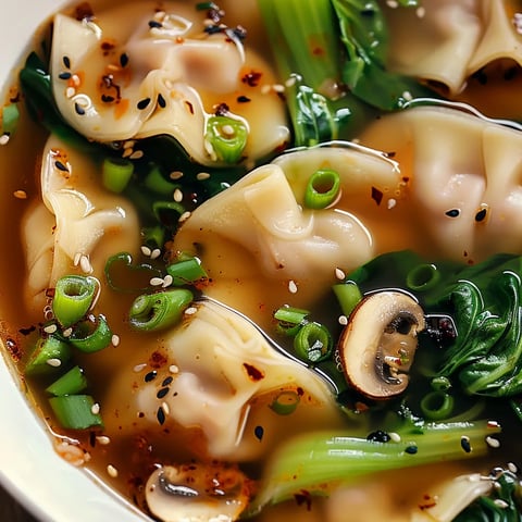 Délicieuse soupe potstickers