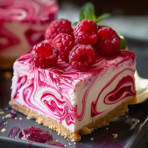 Cheesecake framboise tourbillon facile