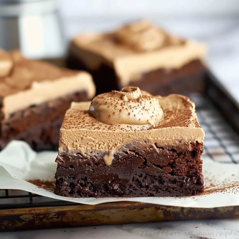 Brownies café crème