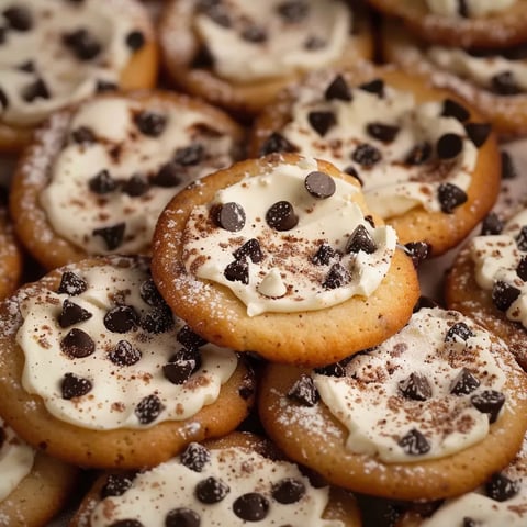 Cookies cannoli farcis ricotta