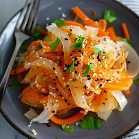 Mélange croquant daikon et carotte