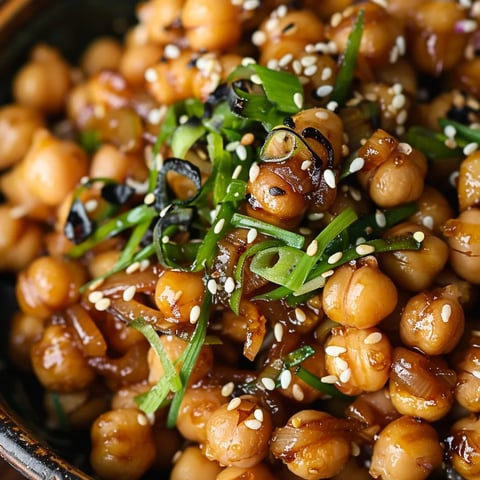 Pois chiches grillés savoureux