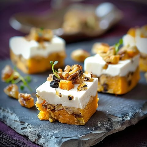 Carotte chèvre noix brownie