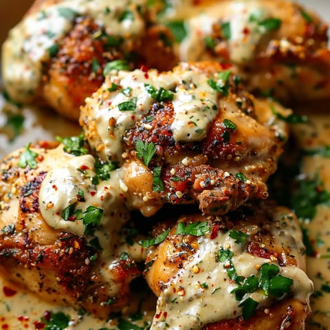 Poulet aux saveurs du zaatar et tahini