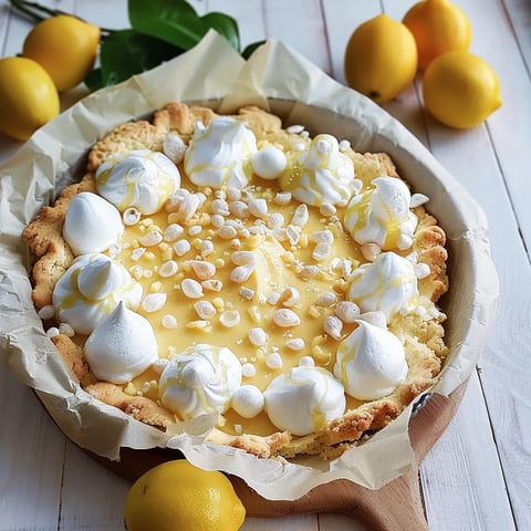 Tarte citron meringuée savoureuse
