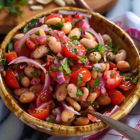 Haricots blancs salade