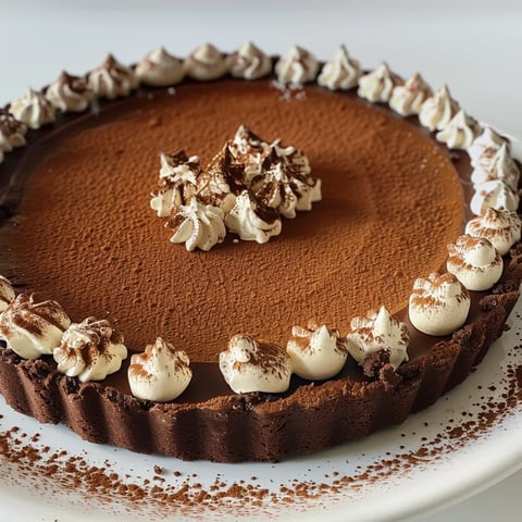 Chocolat et ricotta crostata