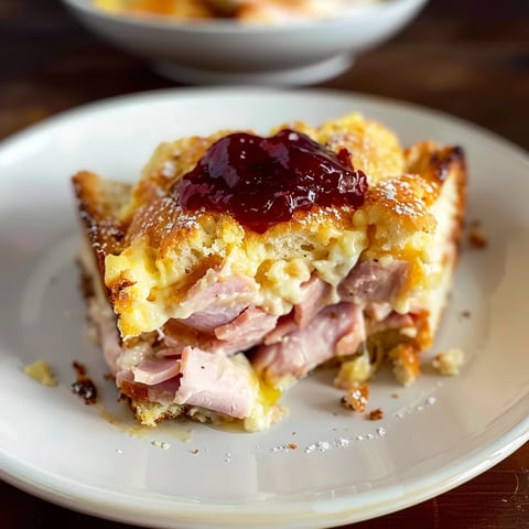 Monte Cristo au four croquant