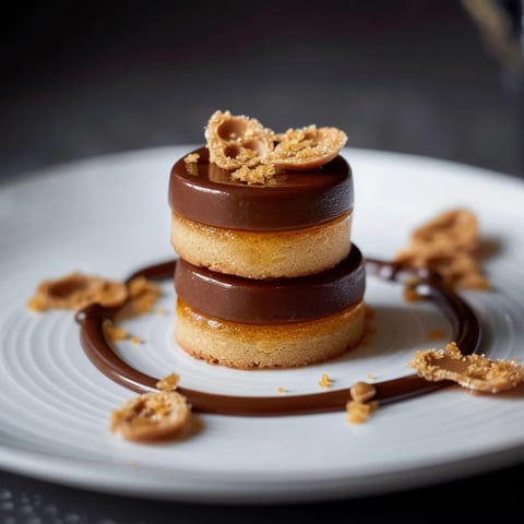 Biscuits caramel croustillants