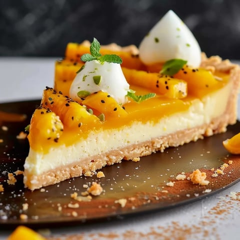 Coco mangue passion tarte