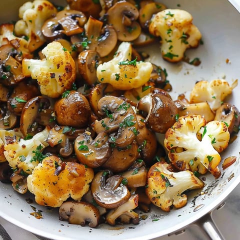 Ail et champignons dorés