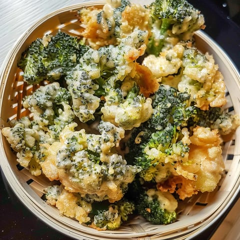 Brocoli croustillant et doré au sel de nori